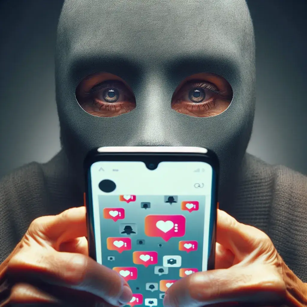 "Guia completo para ver Instagram anônimo: imagem ilustrativa mostrando un dispositivo móvil con la interfaz de Instagram, destacando la visualización de stories y perfiles de manera anónima sin ser detectado."